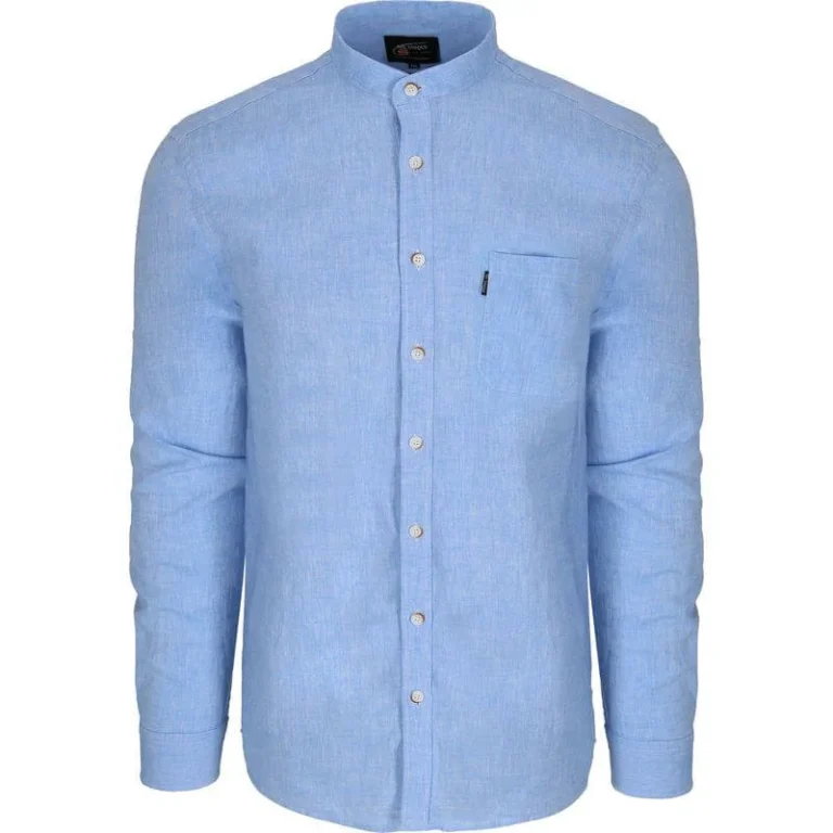 Męska koszula ze stójką